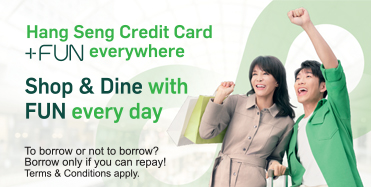 View details, Hang Seng Credit Card +FUN everywhere, opens in a new window